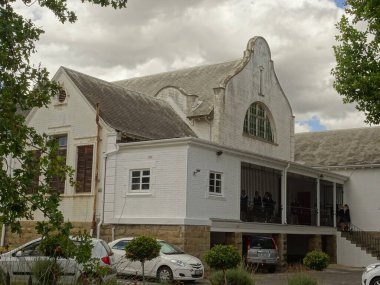 STELLENBOSCH, SOUTH AFRICA - JANUARY 2015: City center in summertime