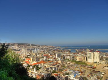 Algiers, Algeria - March 2020 : Colonial architecture in sunny weather, HDR Image