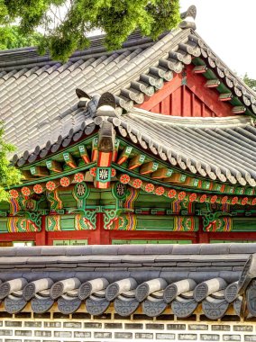 SEOUL, SOUTH KOREA - SEPTEMBER 2016: Historical center of Seoul in sunny weather