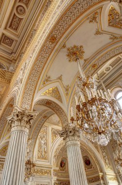 SAINT-PETERSBURG, RUSSIA - AUGUST 2018: Hermitage palace interior