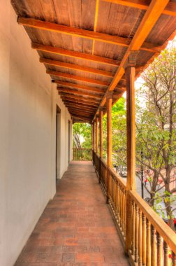 Santa Marta, Colombia - April 2019 : Historical center in sunny weather