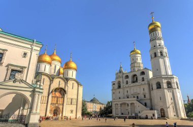 MOSCOW, RUSSIA - AUGUST 2018: Historical center in sunny weather, HDR image