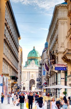 Vienna, Austria - July 2019 : Historical center in sunny weather