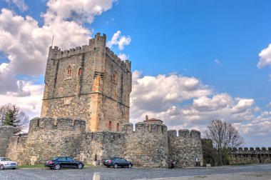 Braganca, Portugal - March 2019 : Historical center in springtime