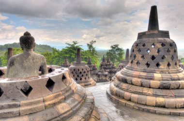 borobudur tapınağı, java, Endonezya
