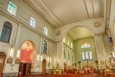 architecture details in Macau city center, HDR Image