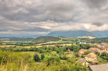 beautiful landscape in n French Alps