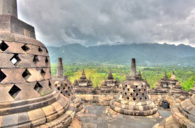 borobudur tapınağı, java, Endonezya