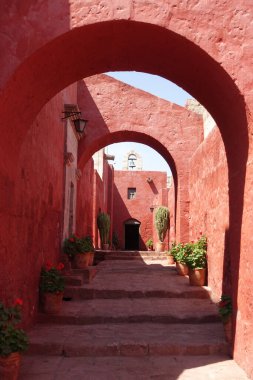 Arequipa, Peru - May 2019 : Monastery of Santa Catalina de Siena