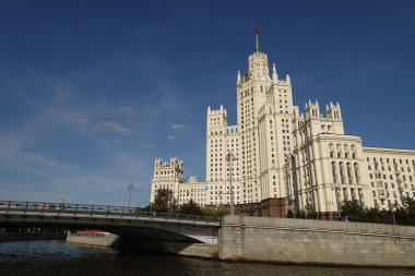 MOSCOW, RUSSIA - AUGUST 2018: Historical center in sunny weather, HDR image