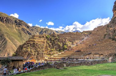 CUSCO, PERU - APRIL 2018: Historical center in sunny weather, HDR Image