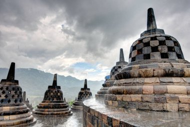 borobudur tapınağı, java, Endonezya
