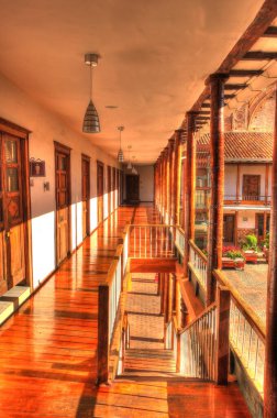 CUENCA, ECUADOR - April 2018: Historical landmarks view, HDR image