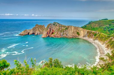 İspanya, Asturias 'taki plaj