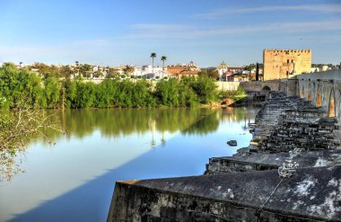 CORDOBA, SPAIN - April 2017: Historical center in springtime, HDR image