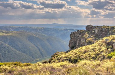 beautiful view of nature landscape. The Douro Valley 