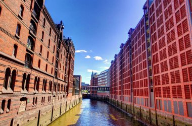 beautiful architecture in Hamburg, northern Germany