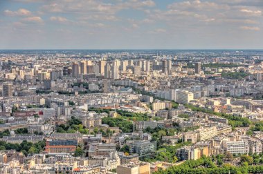 Paris landmarks from the Montparnasse Tower