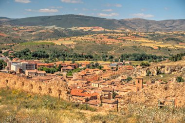 Teruel, Spain - June 2019 : Historical center in sunny weather