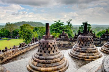 borobudur tapınağı, java, Endonezya