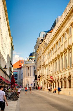 Vienna, Austria - July 2019 : Historical center in sunny weather