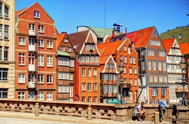 beautiful architecture in Hamburg, northern Germany