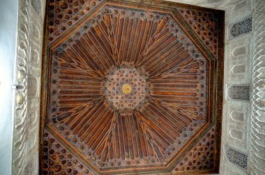 Sevilla, Spain - January 2019 : Historical center in sunny weather