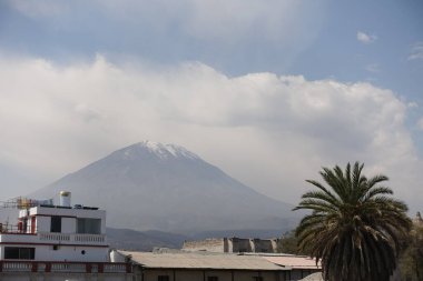 AREQUIPA, PERU - APRIL 2018 : Historical center in Arequipa