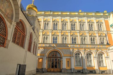 MOSCOW, RUSSIA - AUGUST 2018: Historical center in sunny weather, HDR image