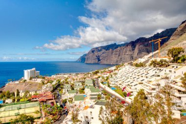 Santa Cruz de la Palma, Spain - March 2020 : Historical center in cloudy weather