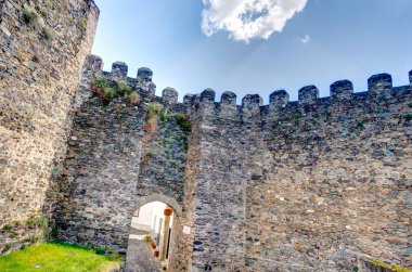 Braganca, Portugal - March 2019 : Historical center in springtime