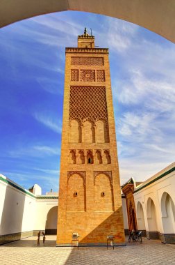 Rabat, Morocco - January 2015 : Historical center in wintertime