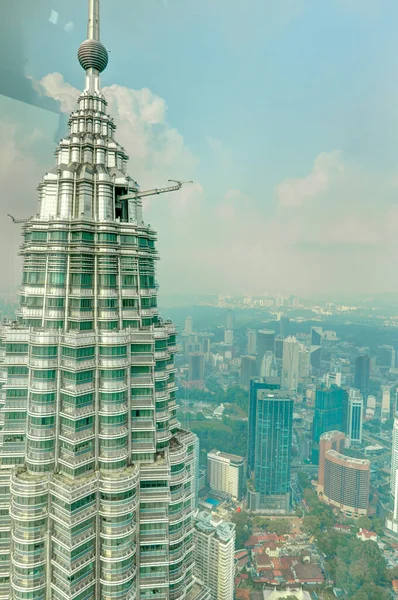 Kuala Lumpur Malaysia March 2019 Cityscape Petronas Towers Hdr Image — Stock fotografie