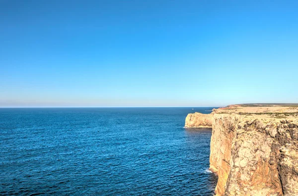 Пляж Бенажиль Дневное Время Португалия — стоковое фото