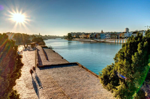 Sevilla Spain January 2019 Historical Center Sunny Weather — Stockfoto