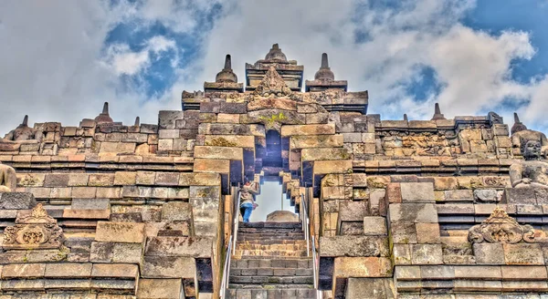 Borobudur Tempel Java Indonesien — Stockfoto