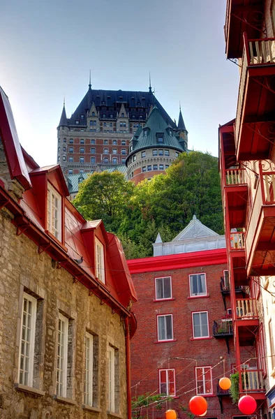 Quebec City Canada September 2017 Historical Center View Hdr Image — Fotografia de Stock