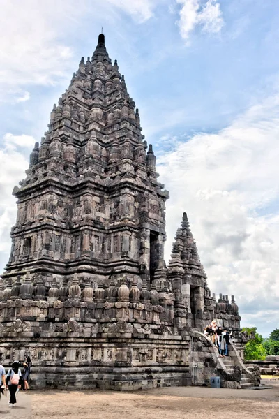 Templo Prambanan Java Indonésia — Fotografia de Stock