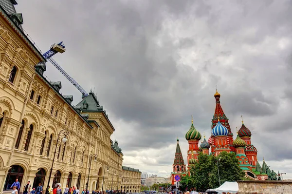 Moscow Russia August 2018 Historical Center Cloudy Weather — 스톡 사진