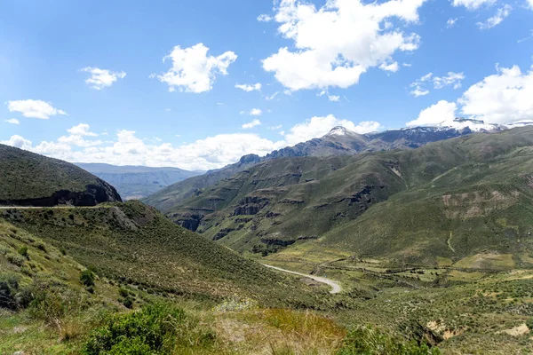 Scenic View Altiplano Landscape Peru — 图库照片