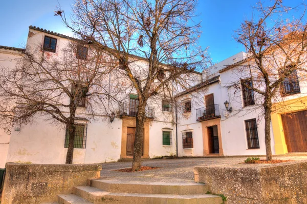 Landmarks Ronda City Located Top Mountain Andalusia Spain — Stock Fotó