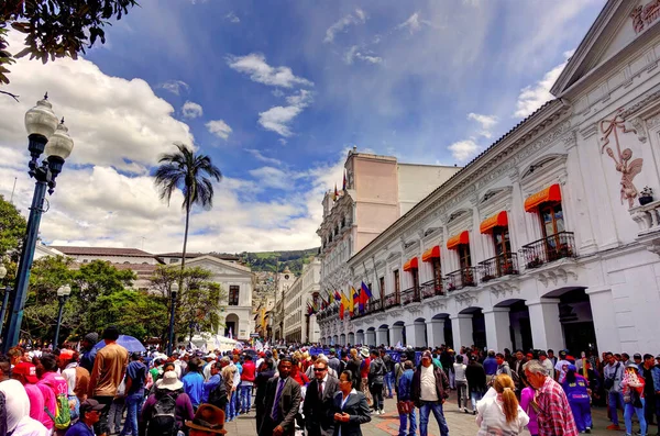 Quito Ecuador April 2018 Beautiful View Historical Center City — 图库照片