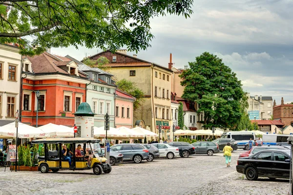 Krakow Poland August 2021 Old Town Cloudy Weather —  Fotos de Stock