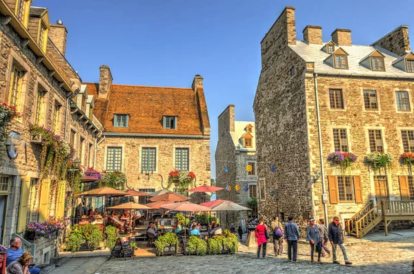 Quebec City, QC, Canada - September 2017 : Historical center view, HDR Image