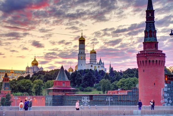 Moscow Russia August 2018 Historical Center Cloudy Weather — Stockfoto