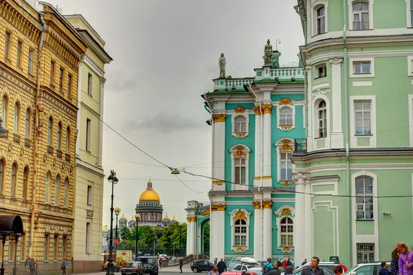 Saint Petersburg Russia August 2018 Історичний Центр Хмарну Погоду — стокове фото