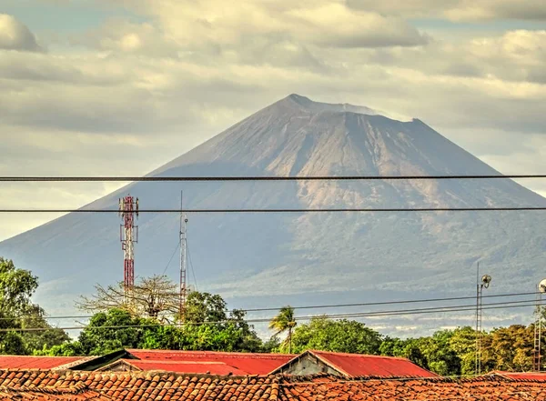 Leon Nicaragua January 2016 Cityscape Beautiful View Hdr Image — ストック写真