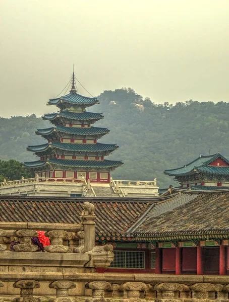 Seoul South Korea September 2016 Historical Center Seoul Sunny Weather — Stock Photo, Image