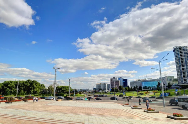 Minsk Belarus September 2017 City Center Summertime — Foto de Stock