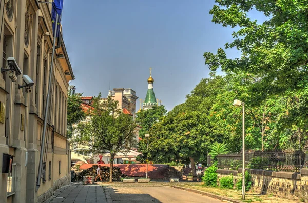 Sofia Bulgaria April 2021 Historical Center Springtime — Stockfoto